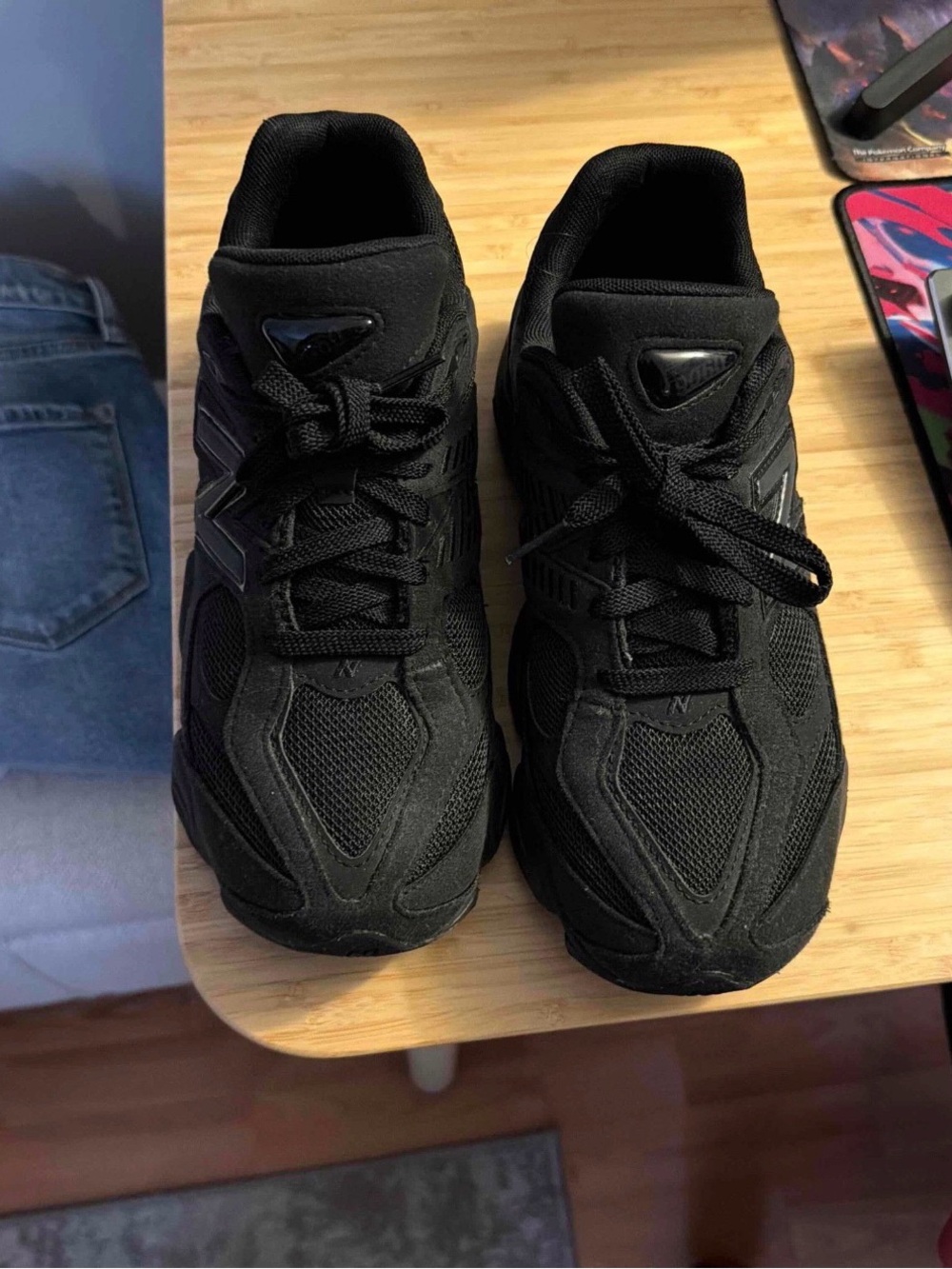 New Balance Kids Black Low-Top Sneakers